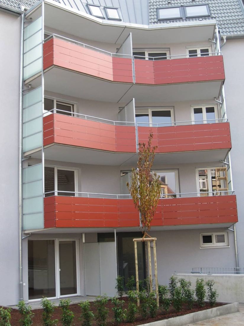 Trespa als Streifen – Metallbau HEIMSCH