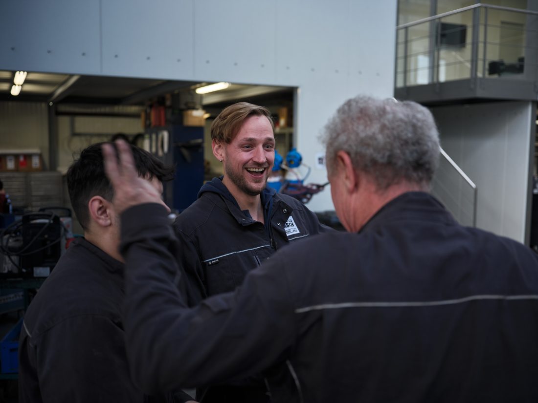 Gruppenbild des Teams von Metallbau HEIMSCH