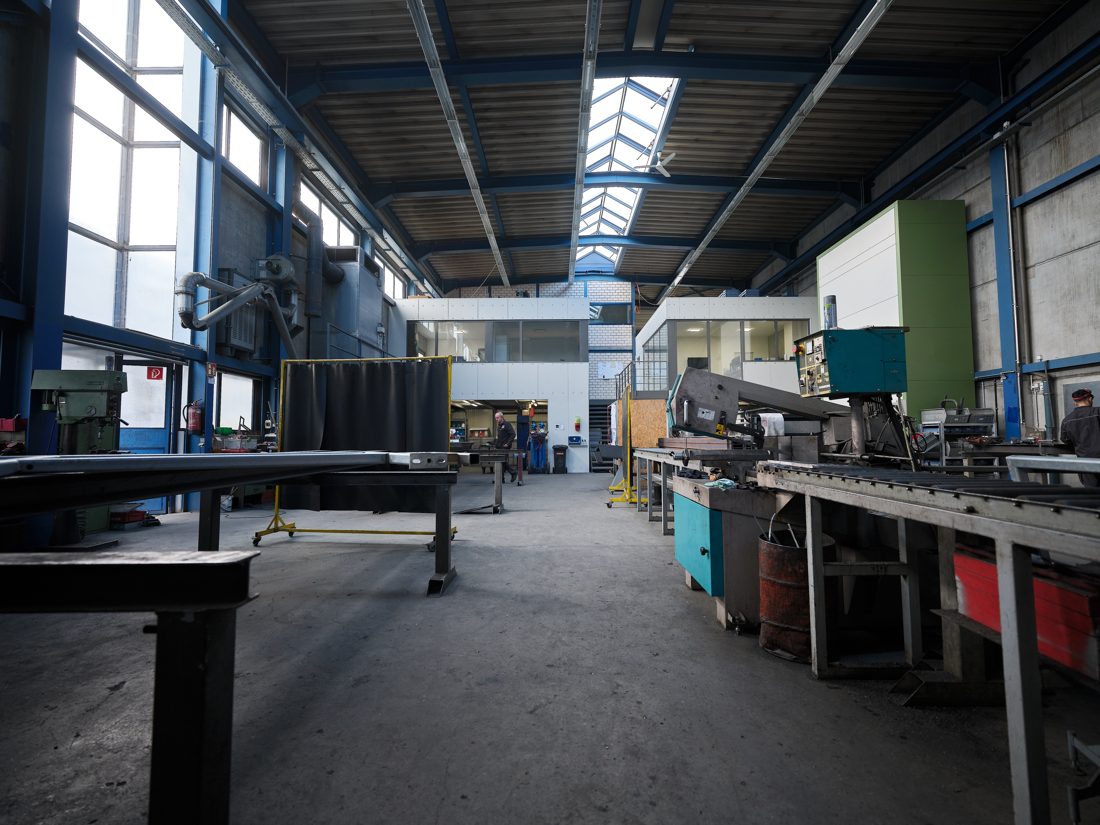 Detailaufnahme einer Metallarbeit von Metallbau HEIMSCH